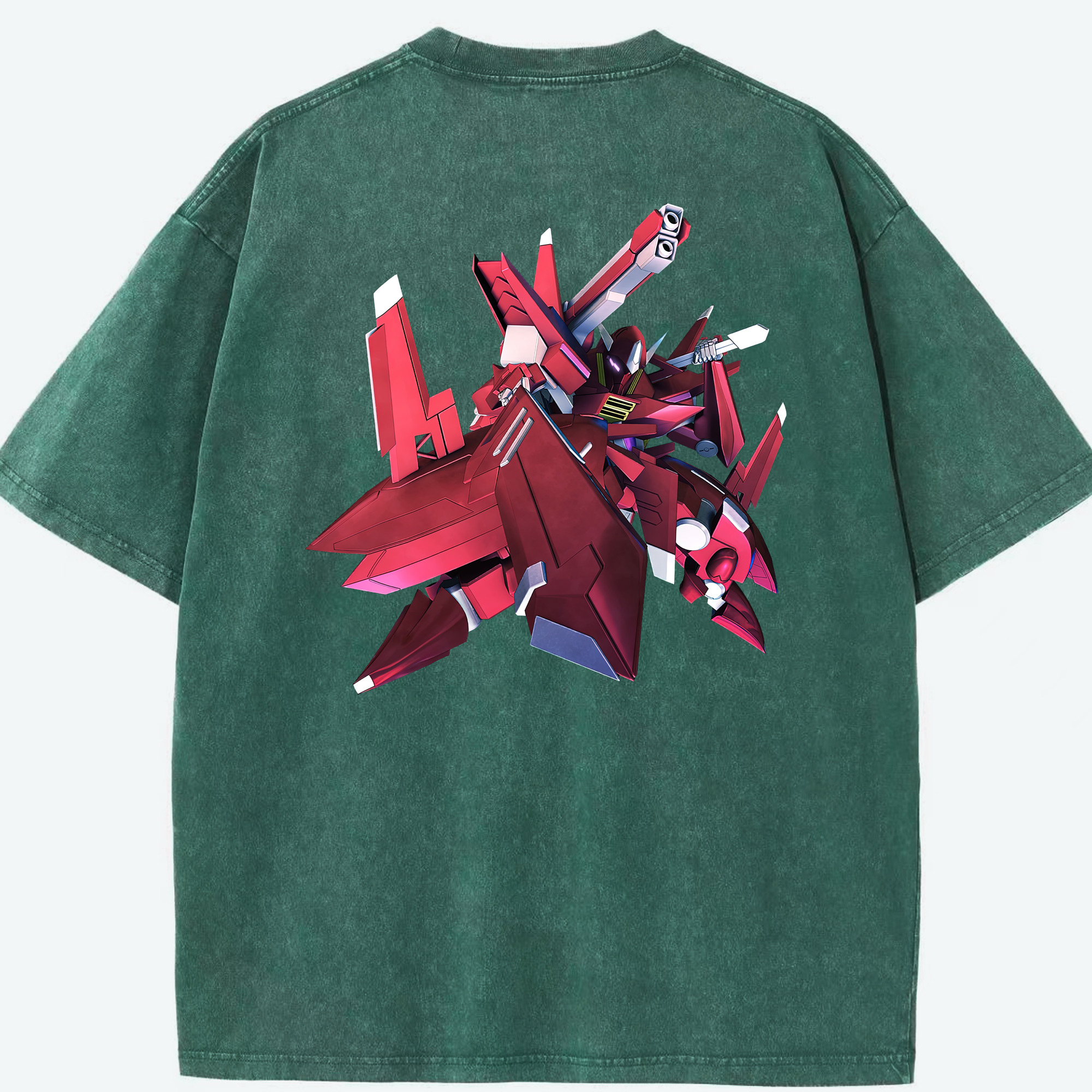 （画像用） 機動戦士ガンダム Mobile Suit Gundam 綿100% ヴィンテージ風 半袖Tシャツ（背面プリント）